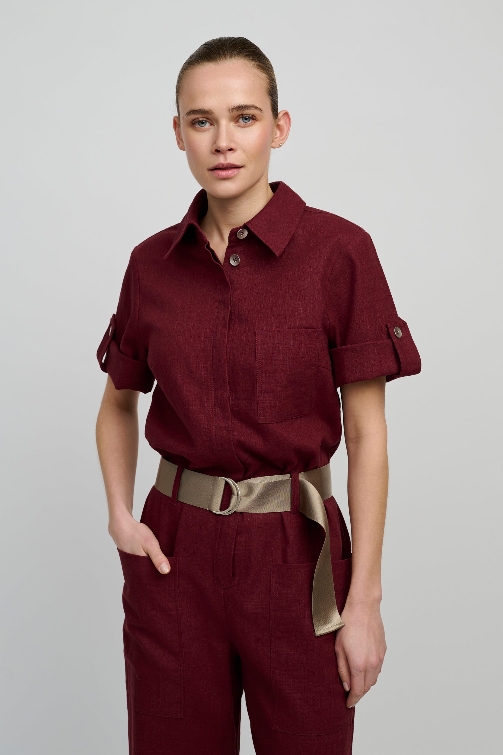 CRCella Hør Buksedragt